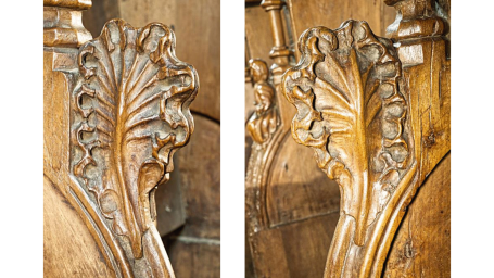 Deux feuilles accolées