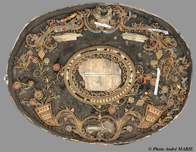Relique de sainte Faustine et saint Didier – 18e