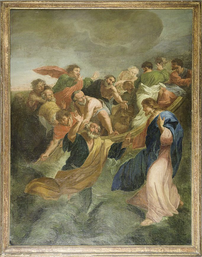 Le Christ et les apôtres dans la tempête ; l’atelier de Pierre Parocelle Avignon, 1670 – 1739